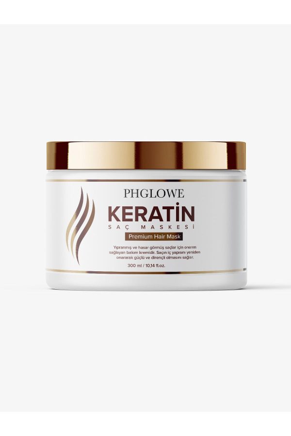 ماسک مو اورجینال برند Phglowe مدل Keratin Serisi Maske 300 ml کد 658187647