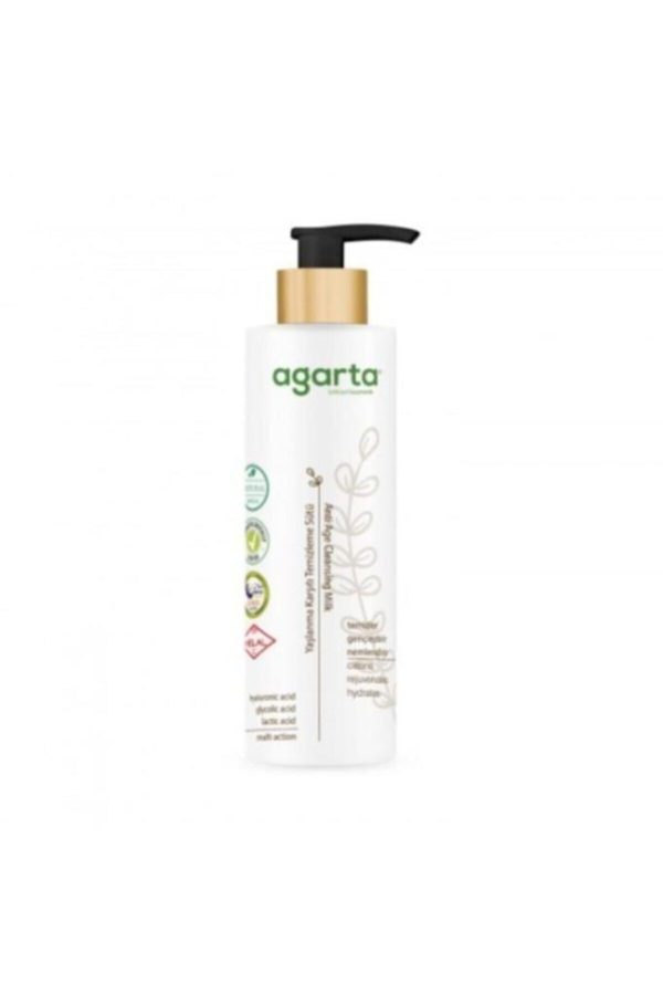 کرم بدن اورجینال برند Agarta مدل Natural Anti-Aging Cleansing Milk 225ml کد 645901636