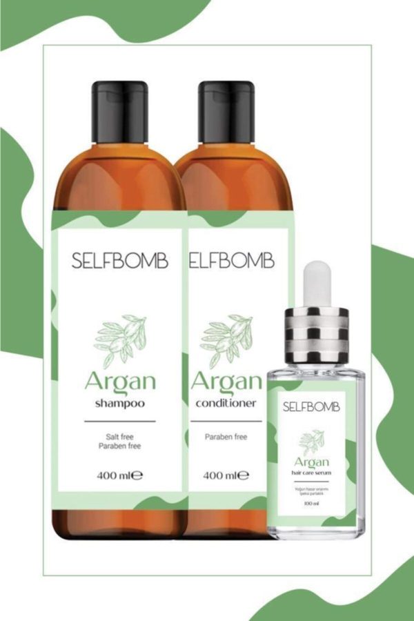 ست مراقبت از مو اورجینال برند Selfbomb مدل Argan oil hair repair set کد 209383902