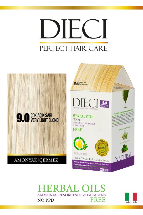رنگ مو اورجینال برند Dieci کد 830909420