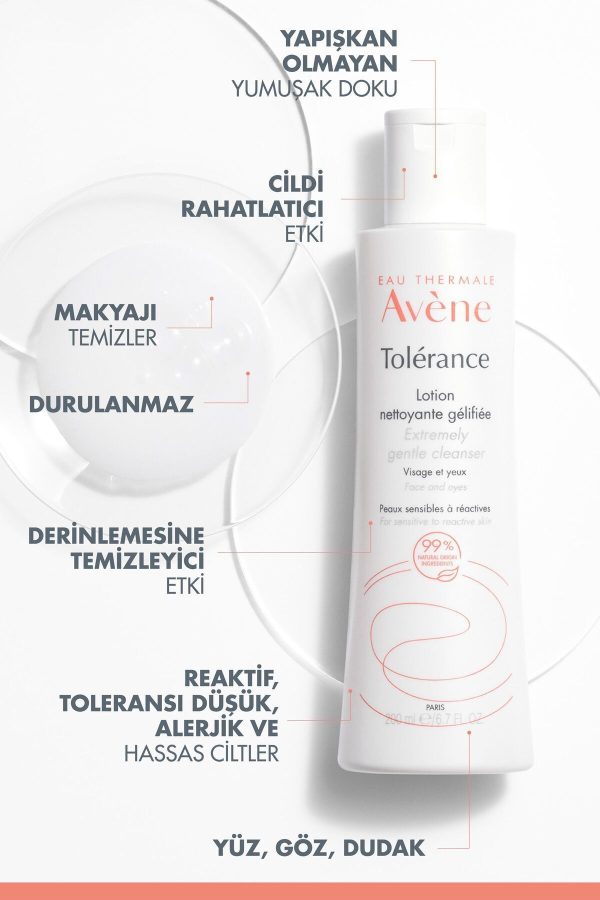 پاک کننده صورت اورجینال برند Avene مدل Tolerance Jel Temizleme Losyonu 200ml کد 193827568 - Image 3