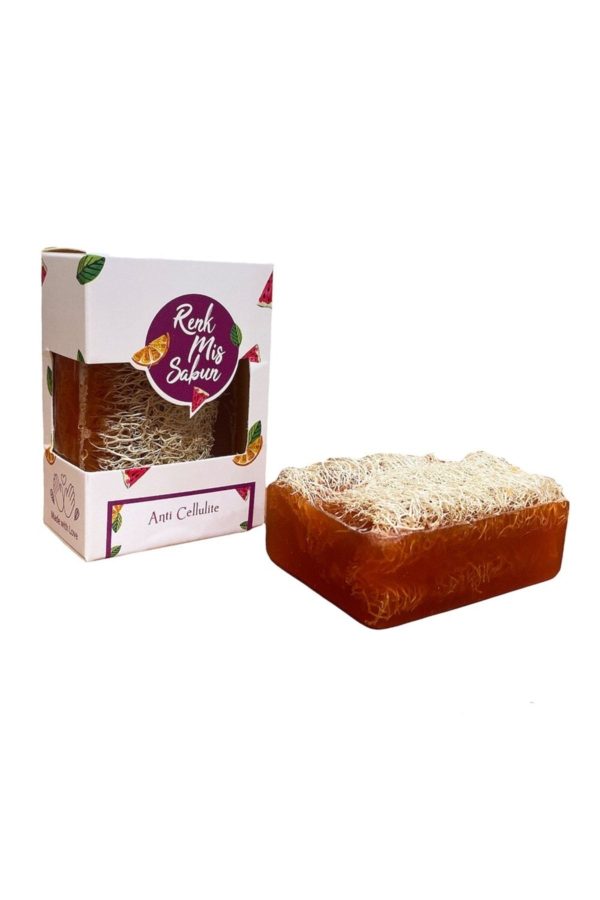 صابون جامد اورجینال برند Renk mis sabun مدل Natural loofah-infused anti-cellulite soap کد 249106261