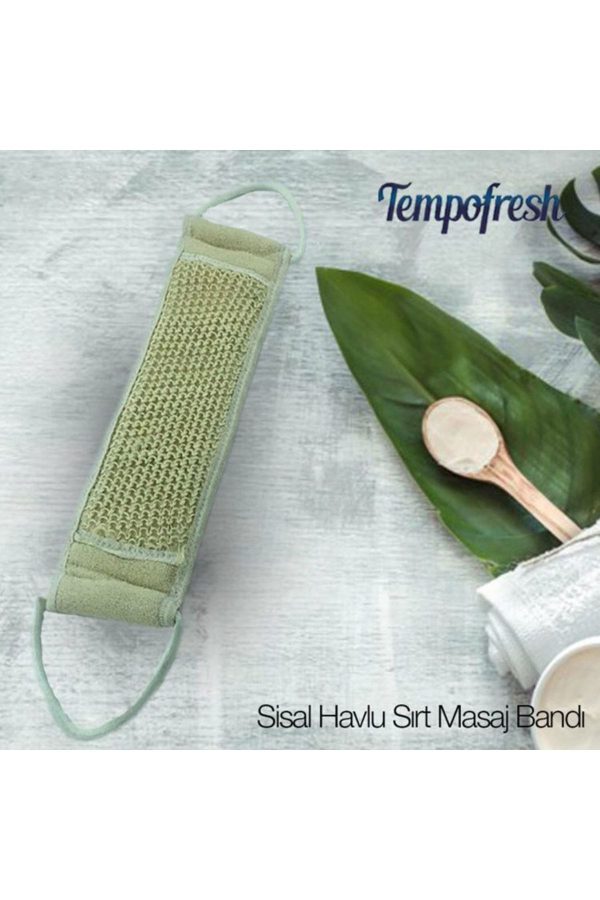 لیف و اسفنج حمام اورجینال برند Tempofresh مدل Sisal Havlu Sırt Masaj Bandı کد 280920789
