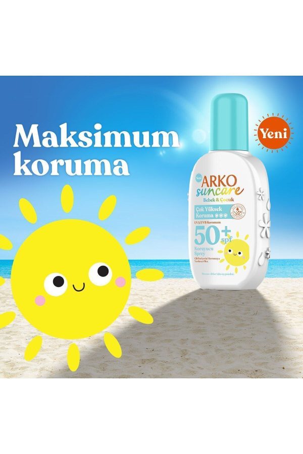 کرم ضد آفتاب کودک اورجینال برند Arko کد 819670154 - Image 3