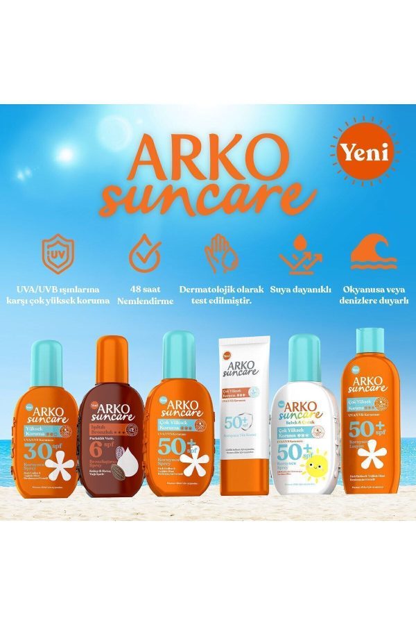 کرم ضد آفتاب کودک اورجینال برند Arko کد 819670154 - Image 5