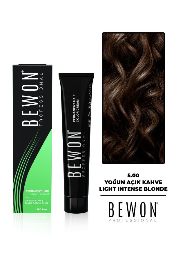 رنگ مو اورجینال برند Bewon مدل Yoğun Açık Kahve 500 کد 774099748