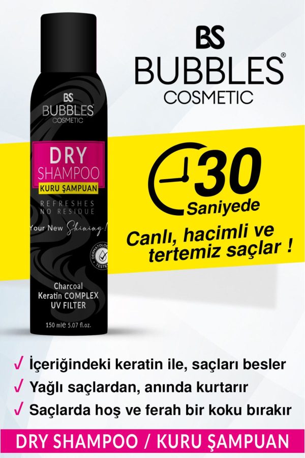 شامپو خشک اورجینال برند Bs bubbles cosmetic کد 713618411