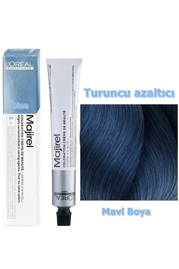 رنگ مو اورجینال برند L oreal professionnel مدل Majirel Blue Mix کد 458655196