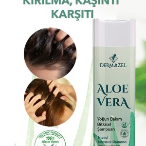 شامپو اورجینال برند Dermazel مدل Aloe Vera Shampoo کد 818708156