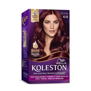 رنگ مو اورجینال برند Wella مدل Kit 4/6 کد 333913174