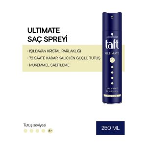 اسپری مو اورجینال برند Taft مدل Ultimate Sprey 250 Ml کد 337976949