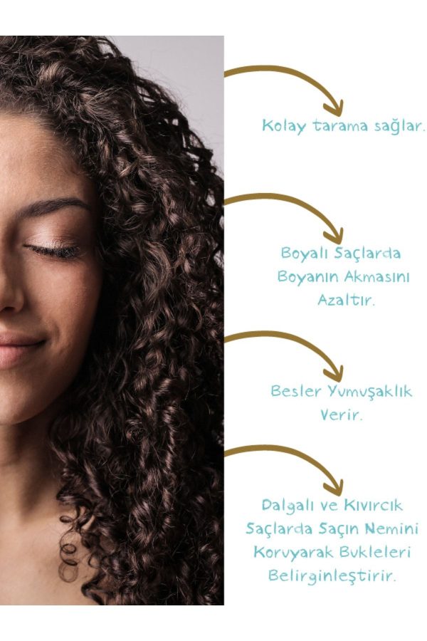 کرم مو اورجینال برند Ellesty مدل Argan Yağı Saç Kremi 900ml کد 101957821 - Image 2