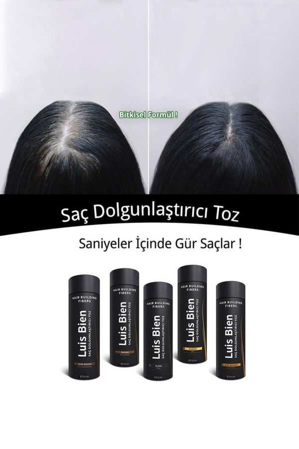 رنگ مو اورجینال برند Luis bien مدل Hair volumizing powder fiber کد 32450539 - Image 2