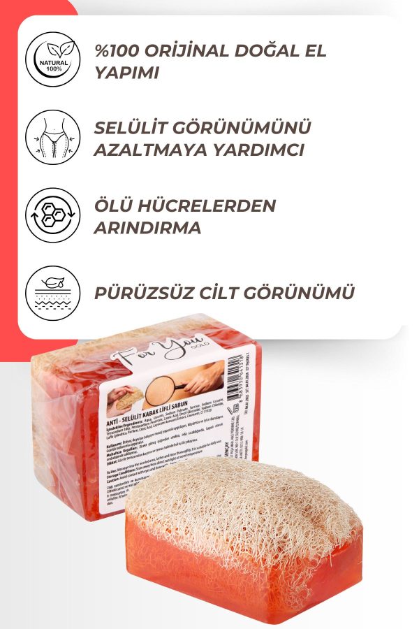 صابون جامد اورجینال برند For you gold مدل Anti-Cellulite Pumpkin Fiber Soap کد 316033329 - Image 3