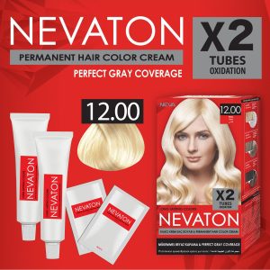 رنگ مو اورجینال برند Nevaton مدل Nevaton 2’Lİ SET 1200 FİLDİŞİ کد 819000177