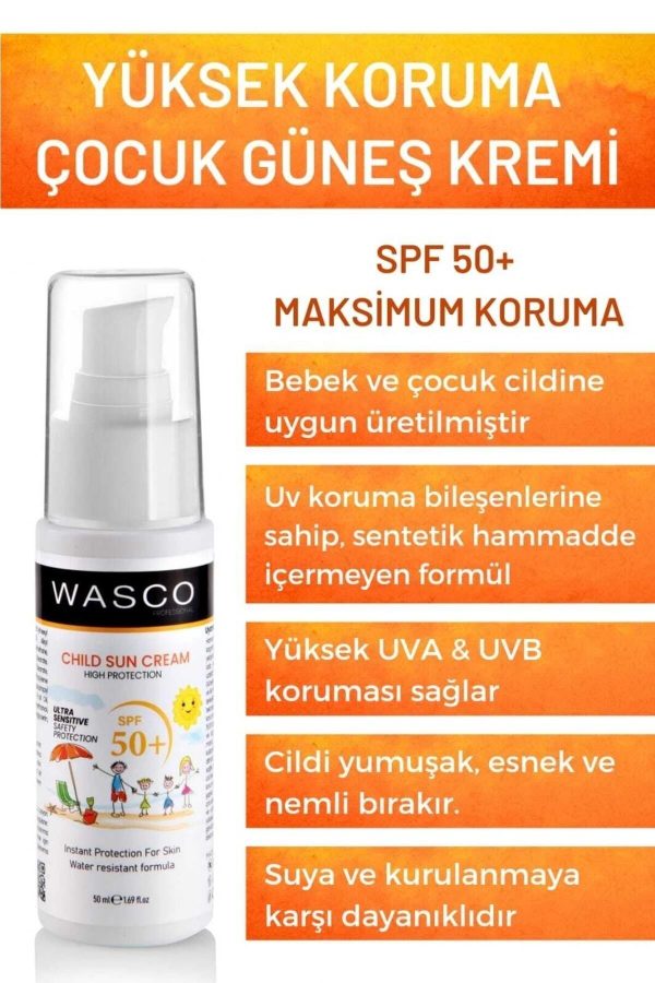 کرم ضد آفتاب کودک اورجینال برند Wasco کد 345526680 - Image 2