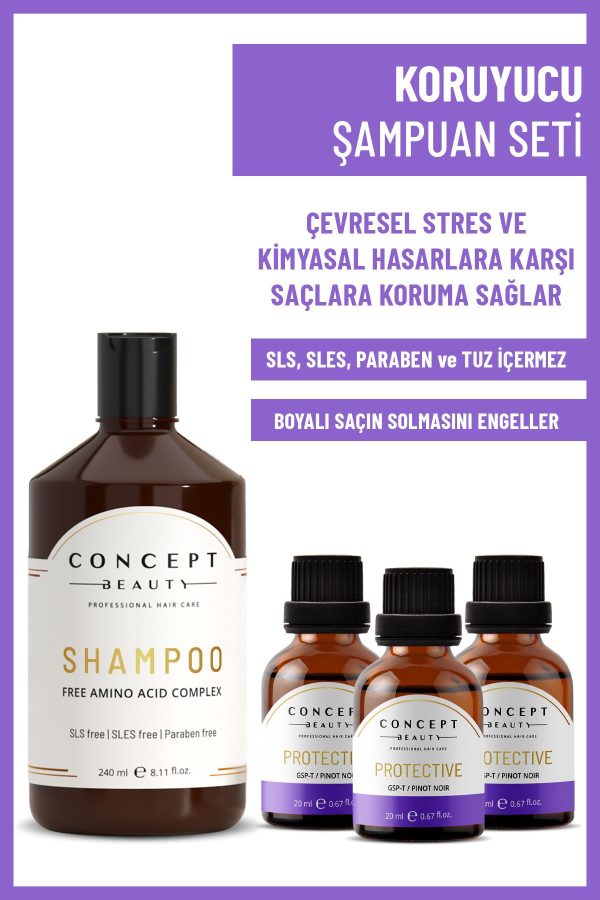 ست مراقبت از مو اورجینال برند Concept beauty کد 358816029