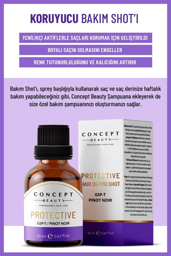 ست مراقبت از مو اورجینال برند Concept beauty کد 358816029 - Image 3