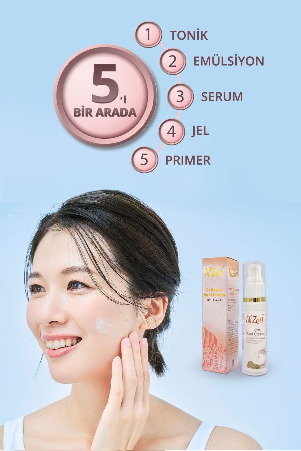 کرم صورت اورجینال برند Nizen مدل Noni plant & collagen together کد 849732352 - Image 2