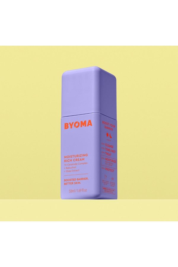 کرم صورت اورجینال برند Byoma مدل Moisturizing Rich Cream 50ml کد 860550259