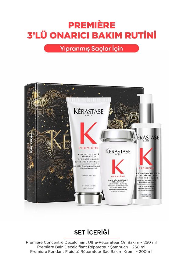 ست مراقبت از مو اورجینال برند Kerastase مدل 3'lü Onarıcı Bakım Seti کد 855612721