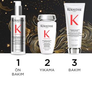 ست مراقبت از مو اورجینال برند Kerastase مدل 3’lü Onarıcı Bakım Seti کد 855612721