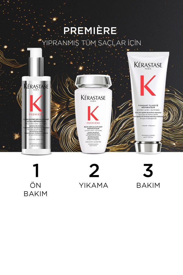 ست مراقبت از مو اورجینال برند Kerastase مدل 3'lü Onarıcı Bakım Seti کد 855612721 - Image 2