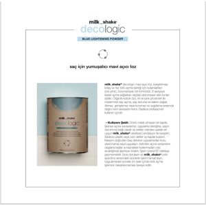 اسپری روشن کننده اورجینال برند Milkshake مدل Decologic Blue Lightening Powder 1000gr کد 842038557