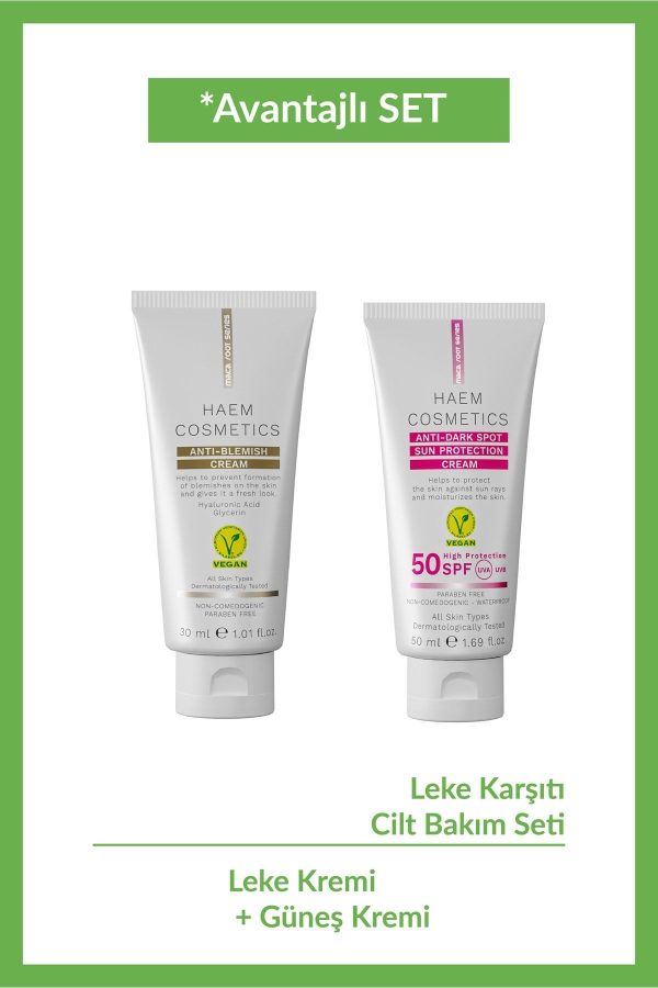 ست مراقبت از پوست اورجینال برند Haem cosmetics مدل Leke karşıtı cilt bakım seti کد 675749685