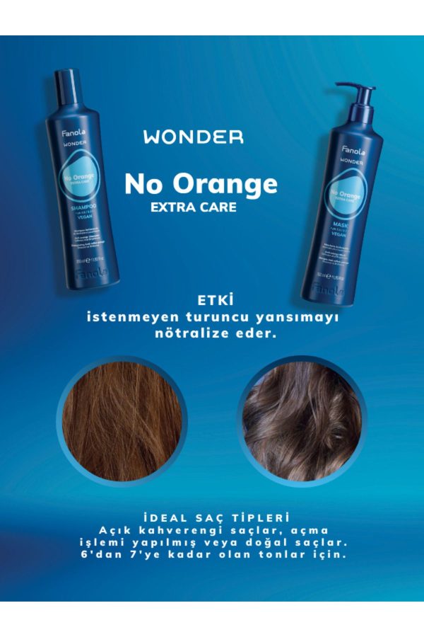 شامپو اورجینال برند Fanola مدل Wonder No Orange Shampoo 1000ml کد 759470392 - Image 4