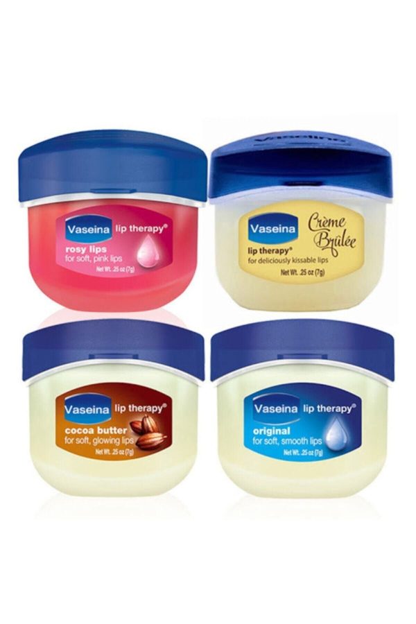 کرم لب اورجینال برند Vaseline مدل 4-pack Lip Balm کد 46825541
