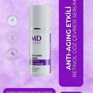 سرم پوست اورجینال برند Md clinic مدل Anti-aging retinol eye serum کد 825731132