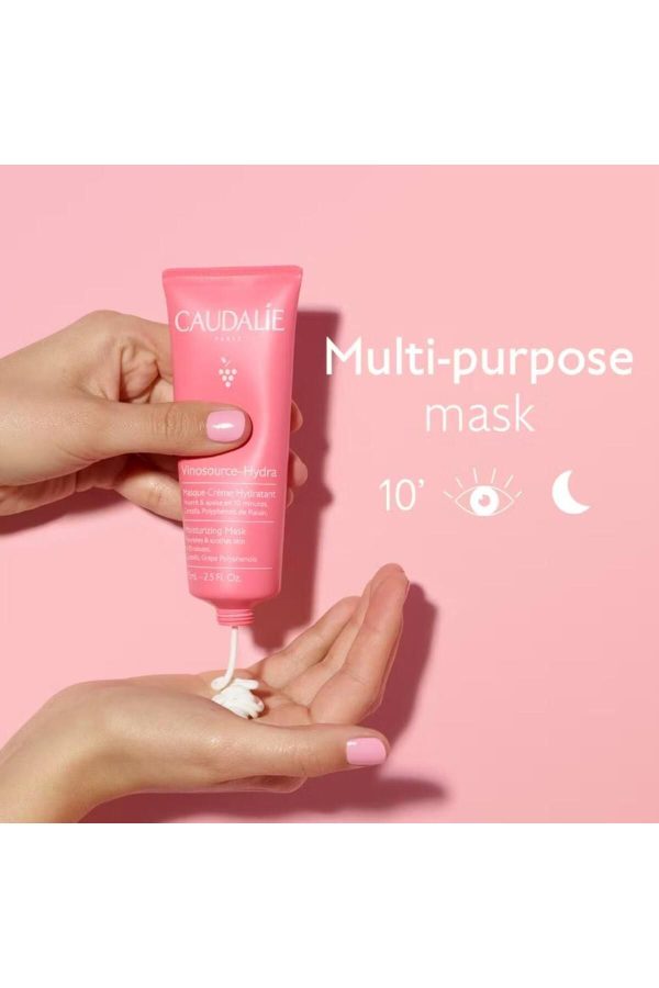 ماسک صورت اورجینال برند Caudalie مدل Vinosource-Hydra Nemlendirici Maske 75 ml کد 821100275 - Image 4