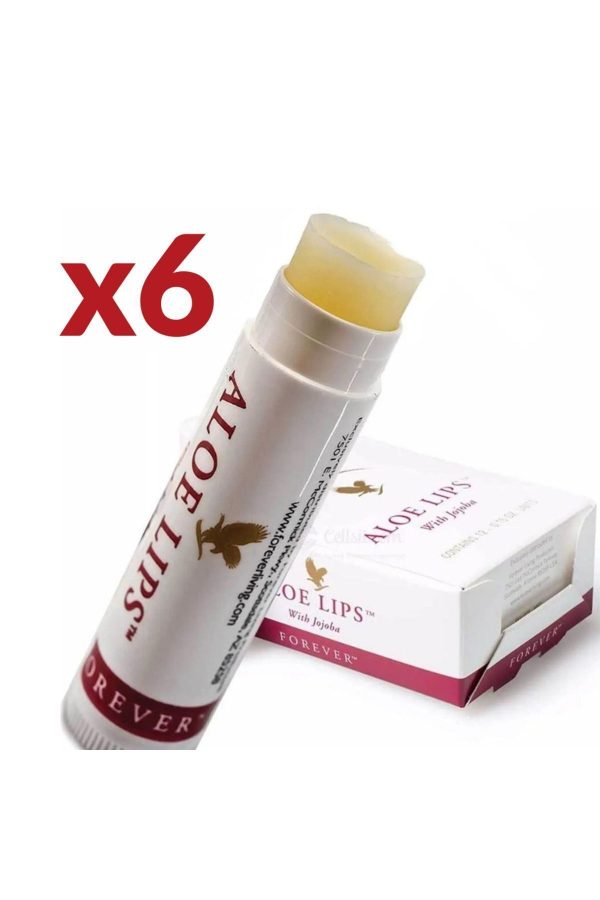 کرم لب اورجینال برند Forever مدل Aloe Lips Lip Balm, 6-pack کد 813078939 - Image 3