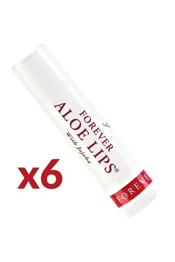 کرم لب اورجینال برند Forever مدل Aloe Lips Lip Balm, 6-pack کد 813078939 - Image 4