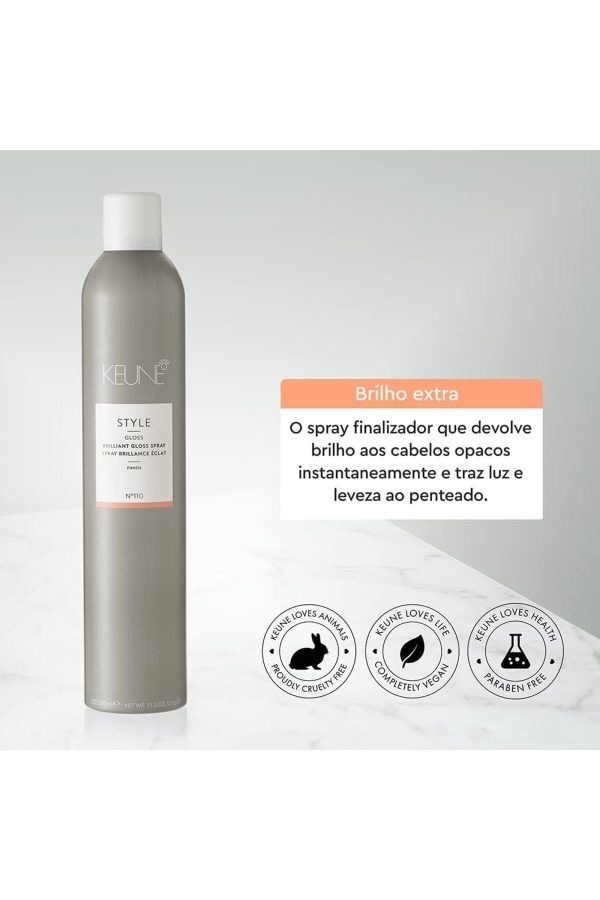 اسپری مو اورجینال برند Keune مدل Style Brilliant Gloss Spray کد 836034399