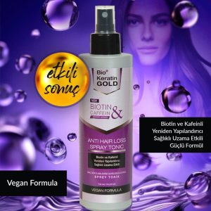 تونیک ضد ریزش مو اورجینال برند Bio keratin gold کد 743103898