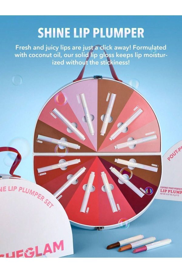 کیت آرایش اورجینال برند Sheglam مدل POUT-PERFECT SHINE LIP PLUMPER SET کد 835661527 - Image 3