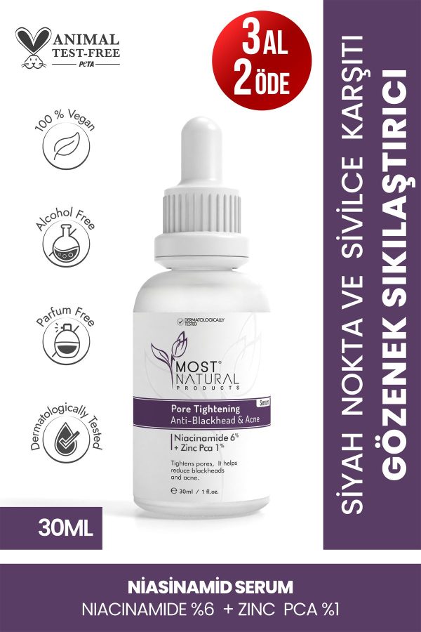 سرم پوست اورجینال برند Most natural products مدل Niacinamide Serum کد 841240254