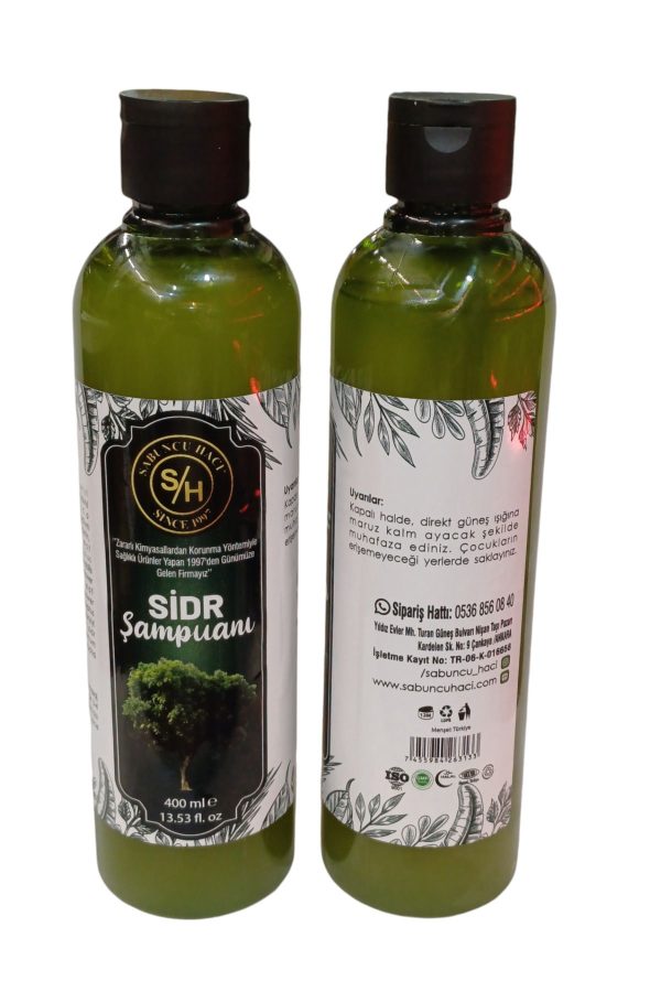 شامپو اورجینال برند Sabuncu haci مدل Original sidr shampoo, 400 ml کد 865478846 - Image 2