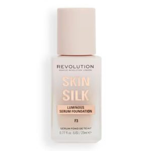 کرم فاندیشن اورجینال برند Revolution مدل Silk Serum Foundation F3 کد 829623805