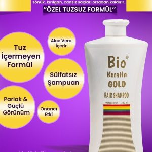 شامپو اورجینال برند Bio keratin gold کد 43486758