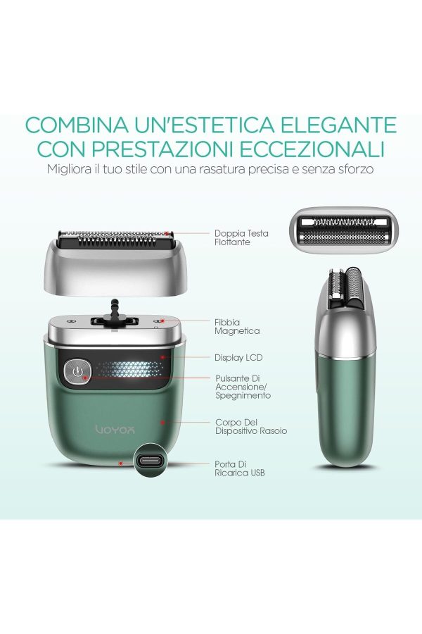 ست مراقبت از پوست اورجینال برند Voyor مدل Mini Taşınabilir Elektrikli Tıraş Makinesi کد 793073317 - Image 4
