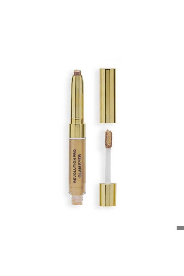 سایه چشم اورجینال برند Revolution pro مدل Glam Eyeshadow Duo Bejewel کد 818174464