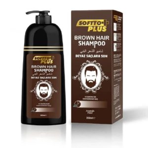 شامپو اورجینال برند Softto plus مدل Plus Brown Hair Shampoo 350ml کد 872519428