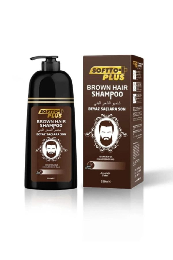 شامپو اورجینال برند Softto plus مدل Plus Brown Hair Shampoo 350ml کد 872519428 - Image 2