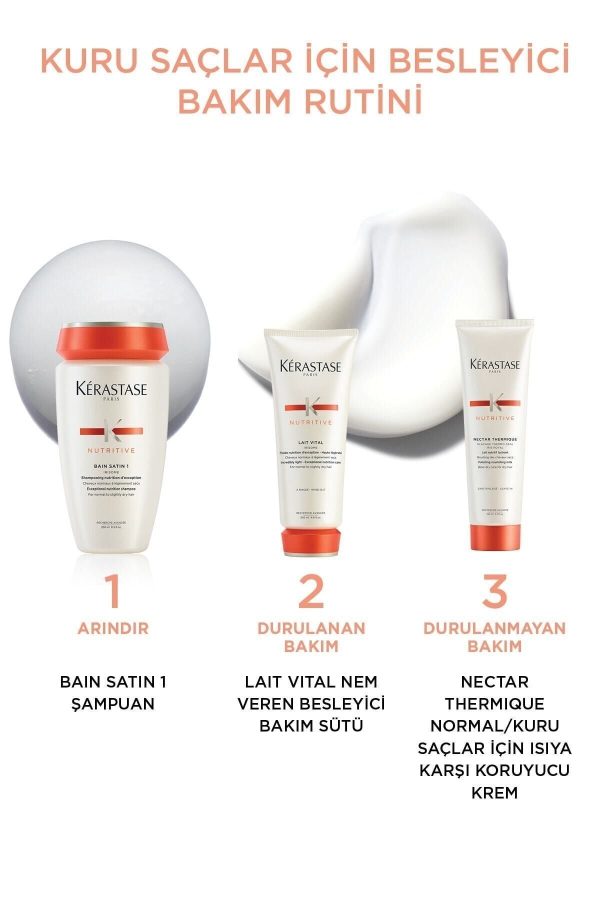 کرم مو اورجینال برند Kerastase مدل Potion Nutritive Lait Vital کد 841584205 - Image 5