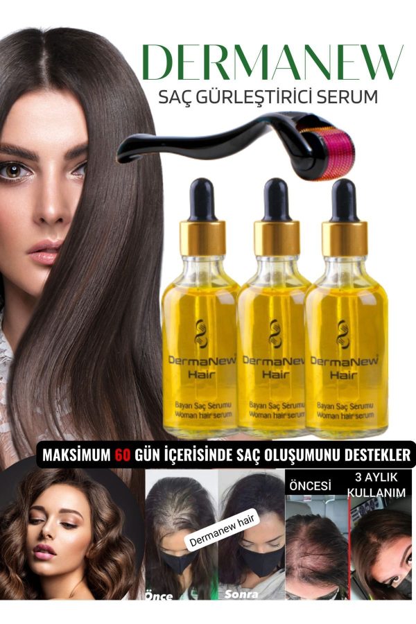ست مراقبت از مو اورجینال برند Dermanew hair کد 127395891
