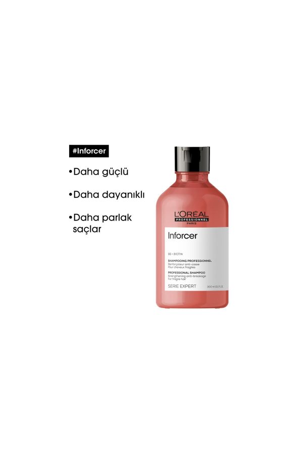 شامپو اورجینال برند L oreal professionnel مدل INFORCER - KIRILMA KARŞITI ŞAMPUAN کد 806219807 - Image 2