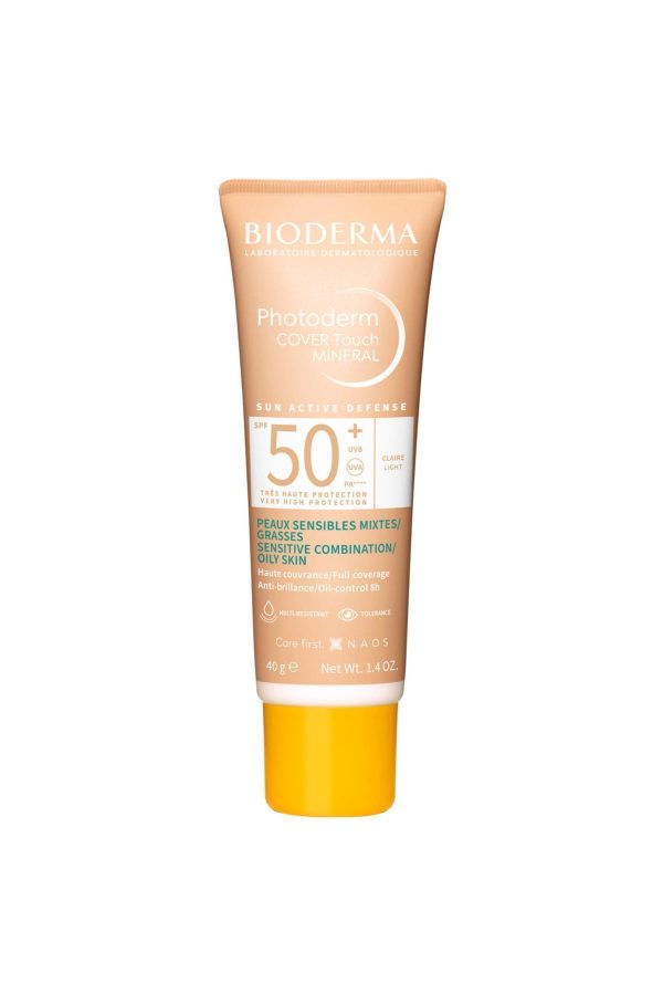 ضد آفتاب صورت اورجینال برند Bioderma مدل Photoderm Cover Touch SPF50+ Light کد 41735948 - Image 2